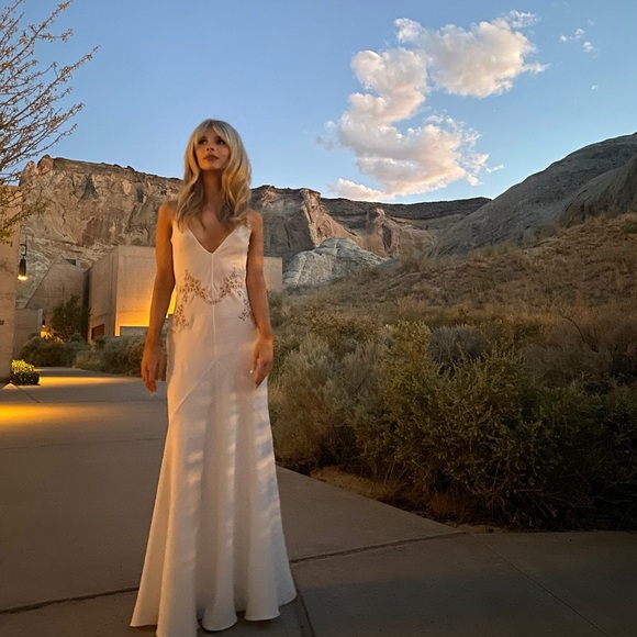 GABRIELA HEARST WEDDING SILK DRESS - Picture 4 of 5